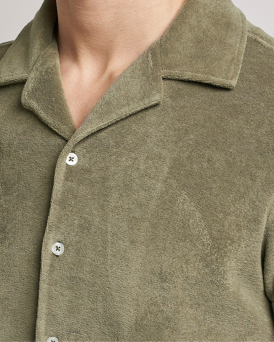 Men | Shirts | Altea | Terry Bowling Shirt Olive