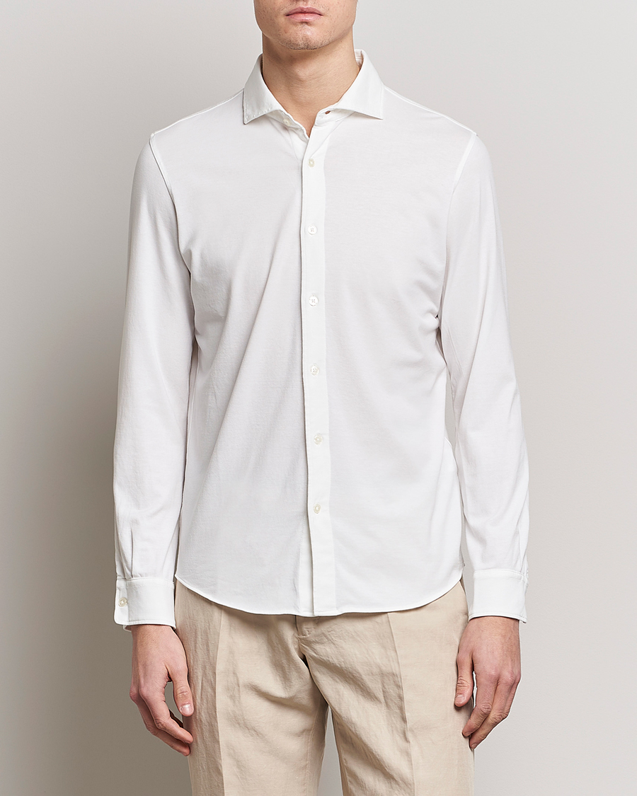 Men |  | Altea | Jersey Stretch Shirt White