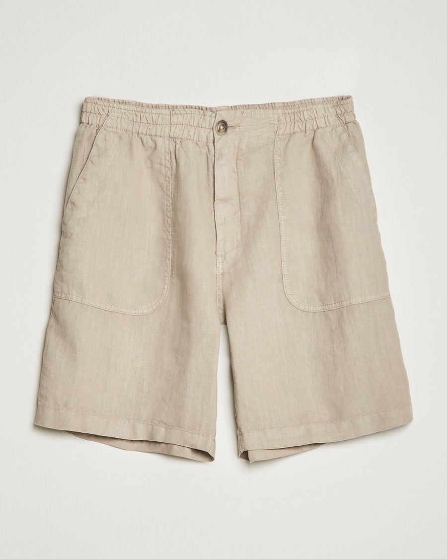 Men | Shorts | Altea | Linen Shorts Beige