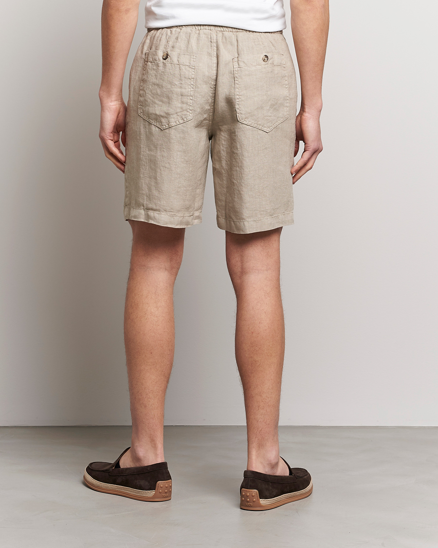 Men | Shorts | Altea | Linen Shorts Beige