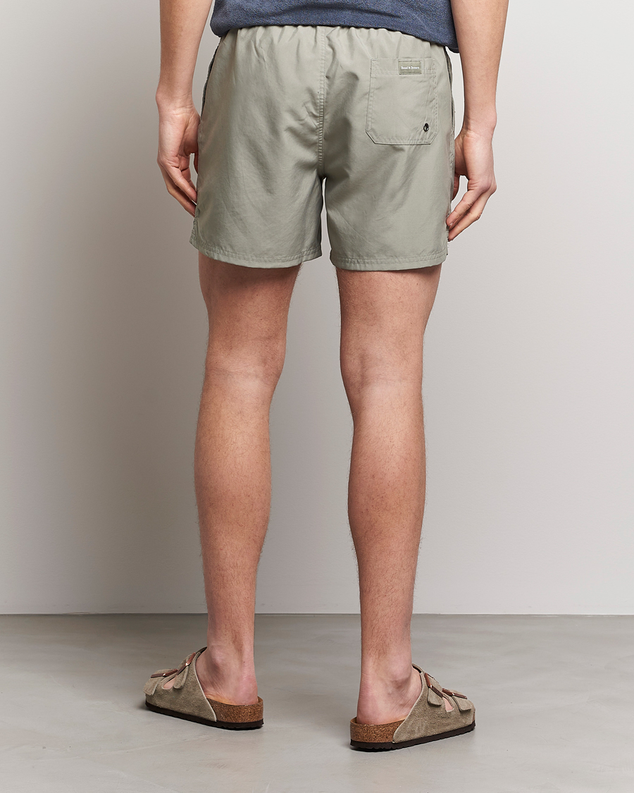 Men | Swimwear | Bread & Boxers | Swimshorts Sage Green