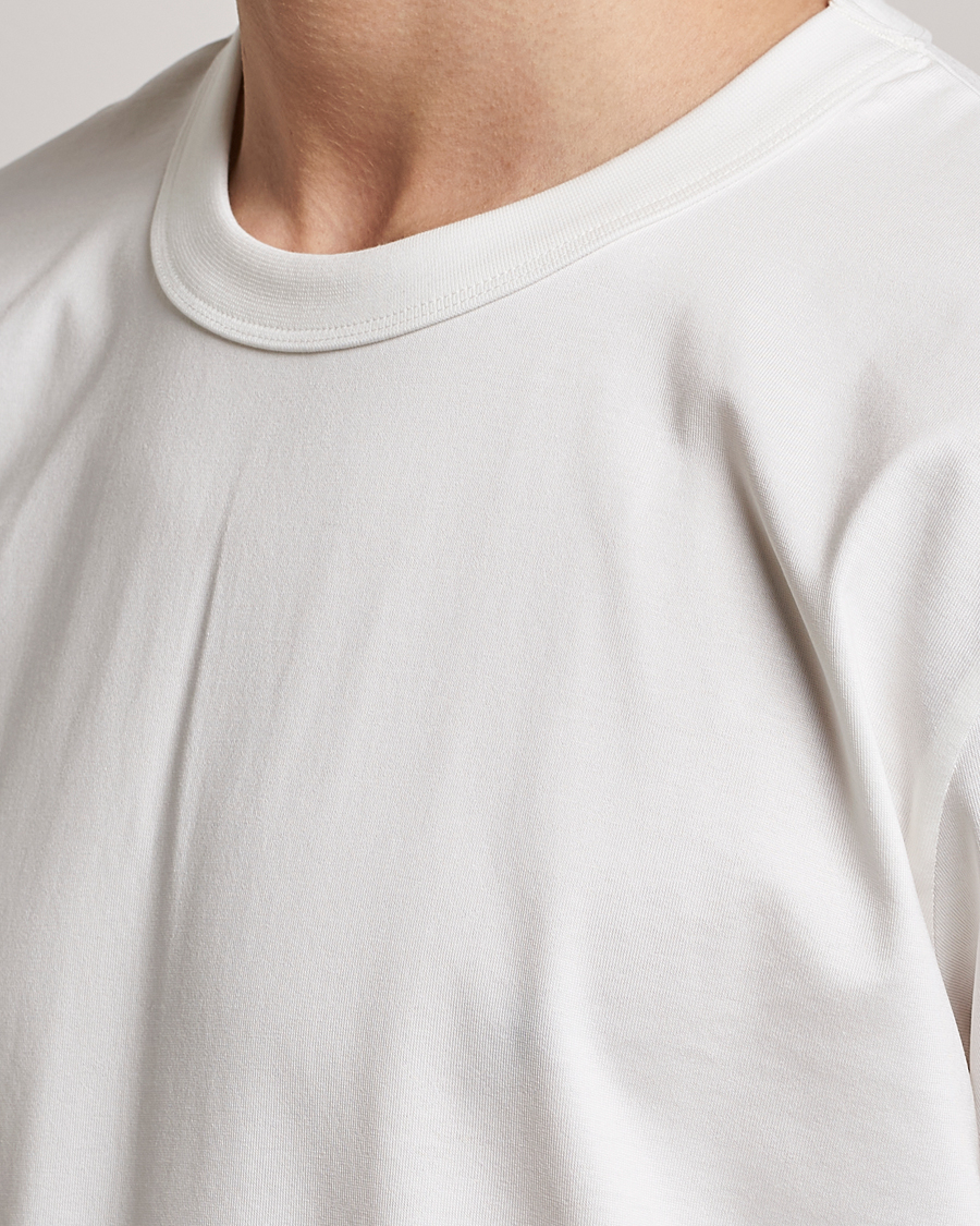 Men | T-Shirts | Bread & Boxers | Pima Cotton Crew Neck T-Shirt Ivory