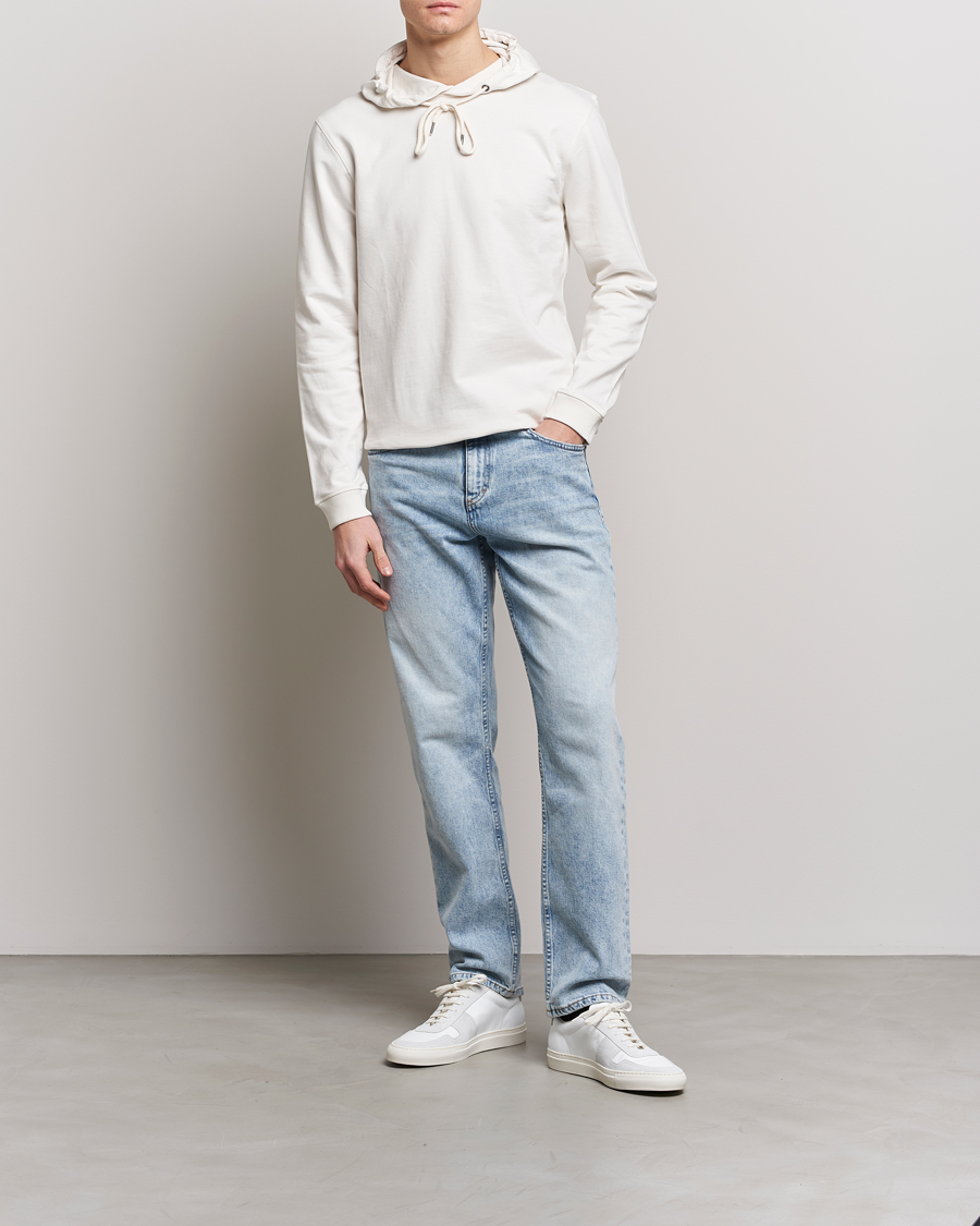 Men | Sweaters & Knitwear | Bread & Boxers | Loungwear Hoodie Ivory