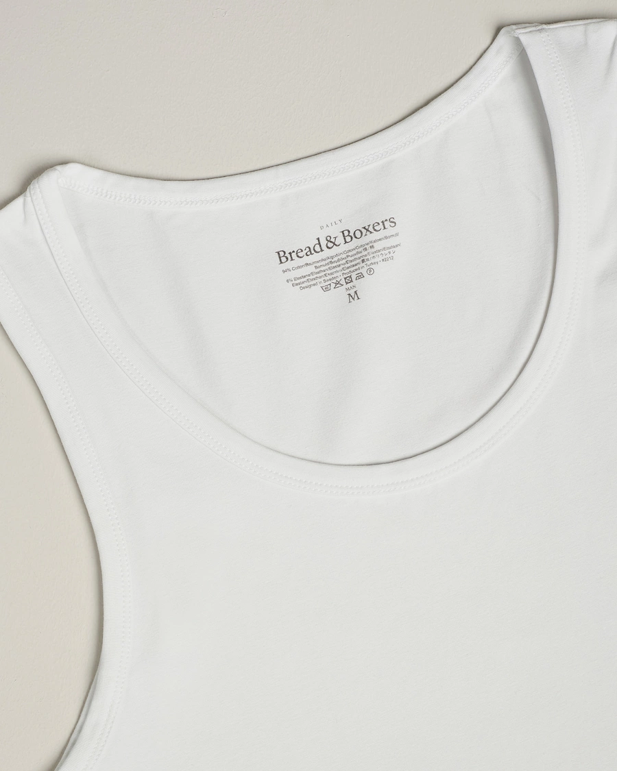 Men | T-Shirts | Bread & Boxers | 2-Pack Tank Top White