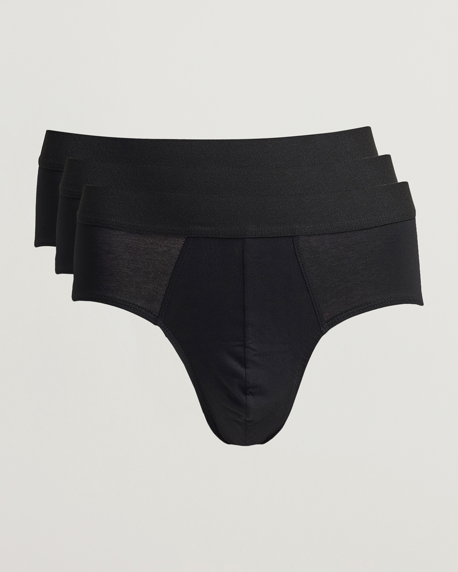 Men | Underwear & Socks | Bread & Boxers | 3-Pack Brief Black