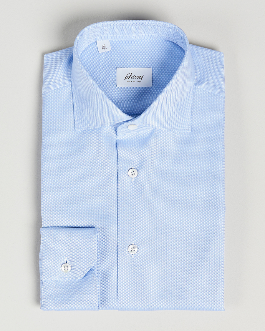 Men | Shirts | Brioni | Slim Fit Dress Shirt Light Blue