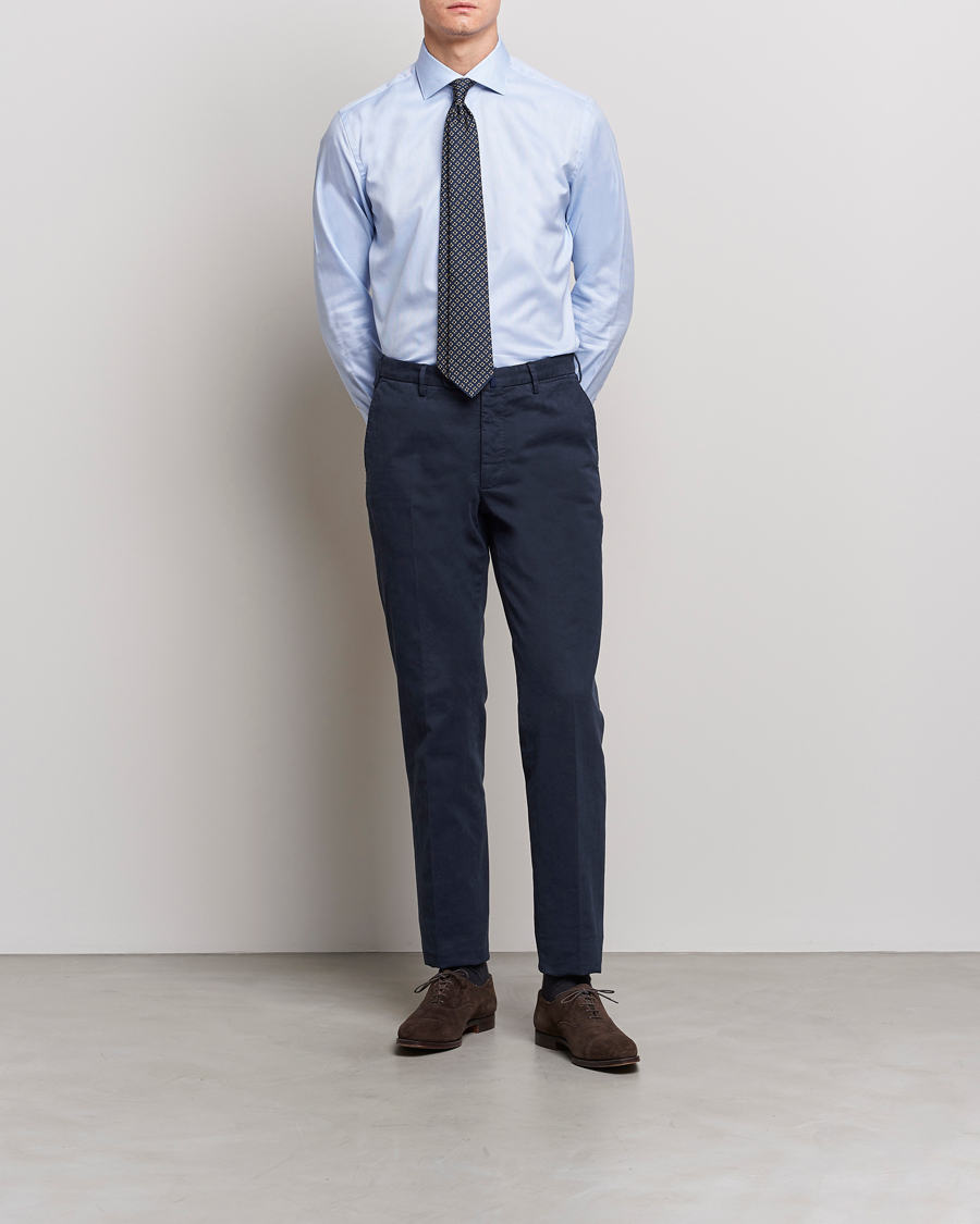 Men | Shirts | Brioni | Slim Fit Dress Shirt Light Blue