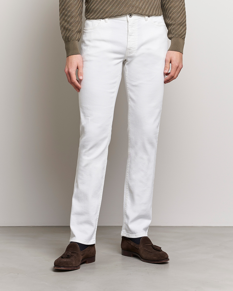 Men | Brioni | Brioni | Slim Fit 5-Pocket Pants White