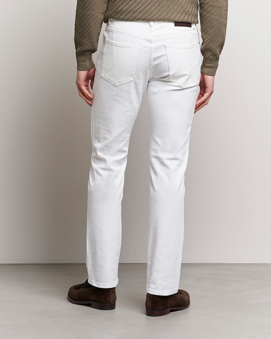Men | Trousers | Brioni | Slim Fit 5-Pocket Pants White