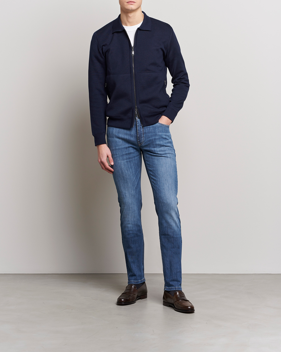 Men | Jeans | Brioni | Slim Fit Denim Pants Blue Wash