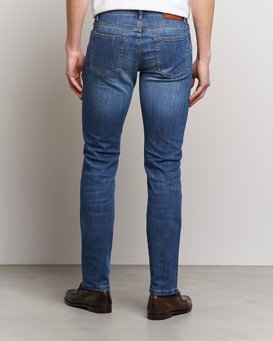 Men | Jeans | Brioni | Slim Fit Denim Pants Blue Wash