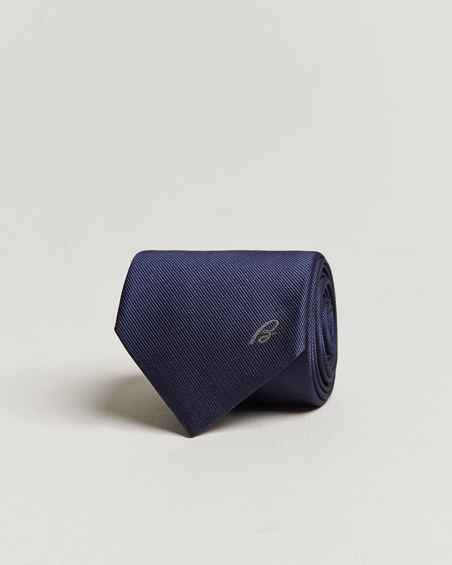 Men | Brioni Testimonial Jacquard Silk Tie Navy | Brioni | Testimonial Jacquard Silk Tie Navy