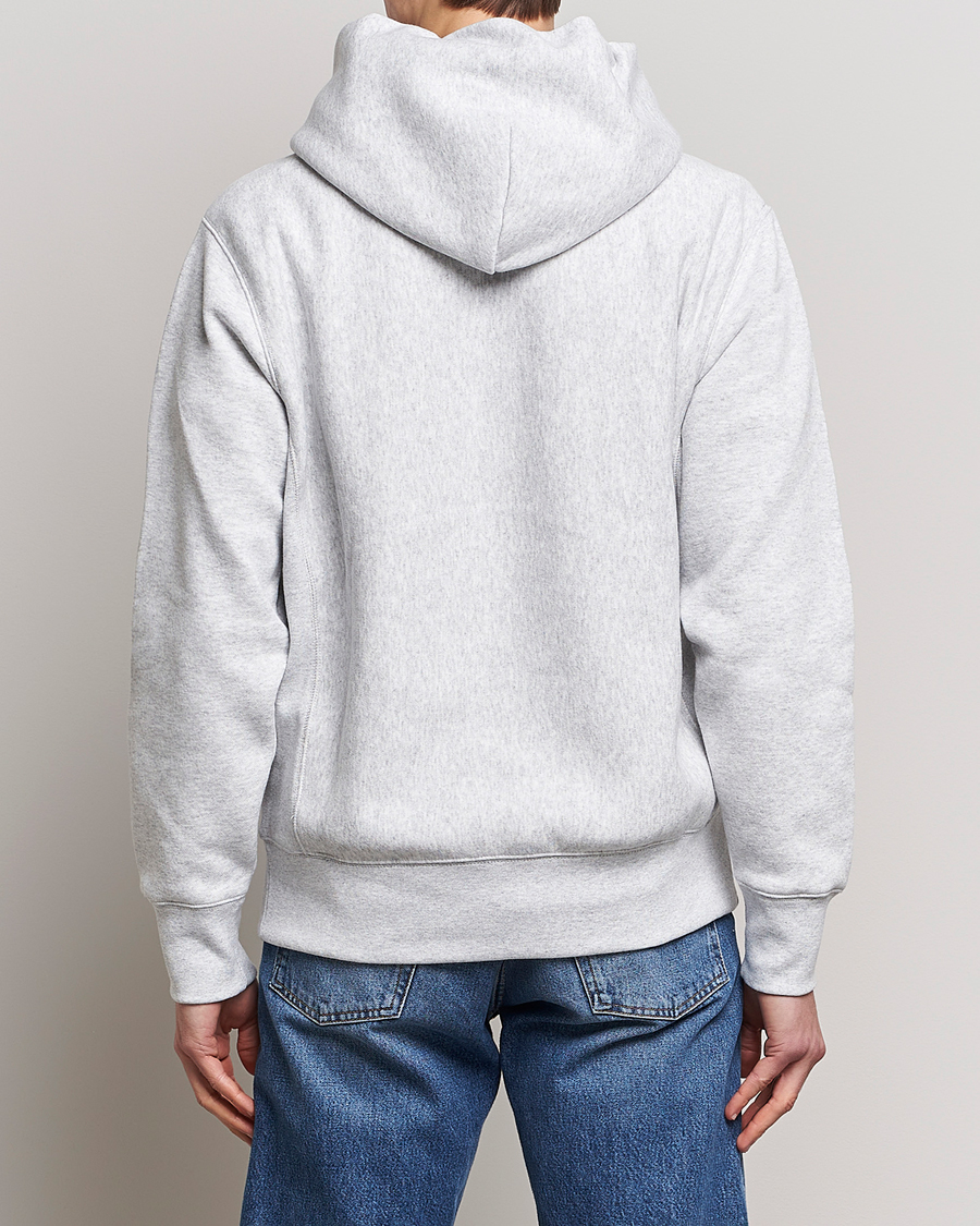 Men | Sweaters & Knitwear | Champion | Reverse Weave Soft Fleece Hood Grey Melange