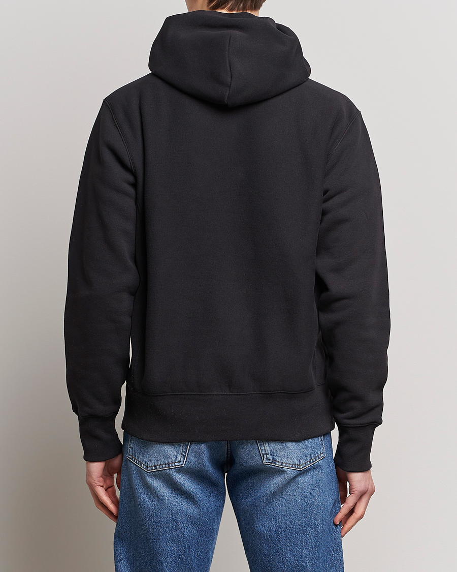 Men | Sweaters & Knitwear | Champion | Reverse Weave Soft Fleece Hood Black