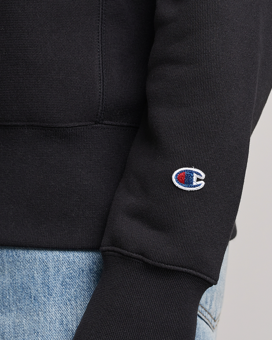 Men | Sweaters & Knitwear | Champion | Reverse Weave Soft Fleece Sweatshirt Black