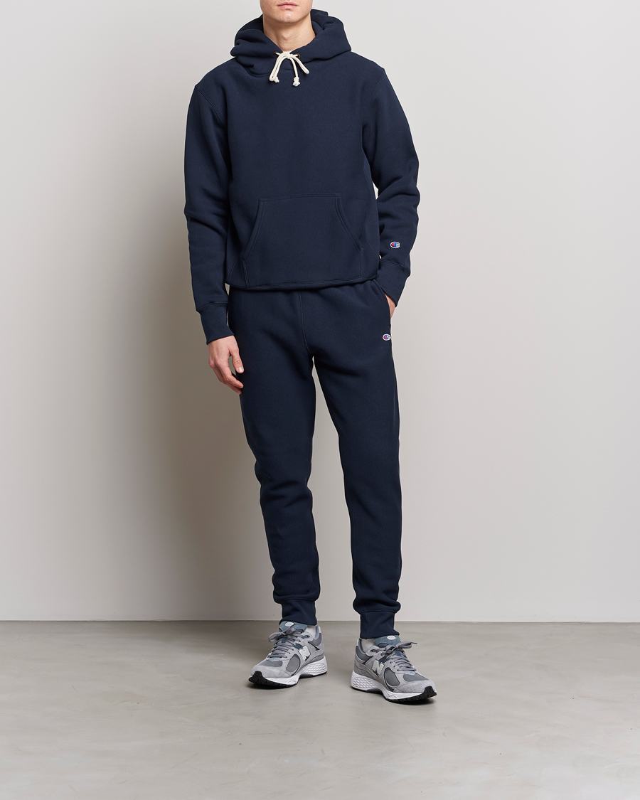 Men | Trousers | Champion | Reverse Weave Soft Fleece Sweatpants Navy
