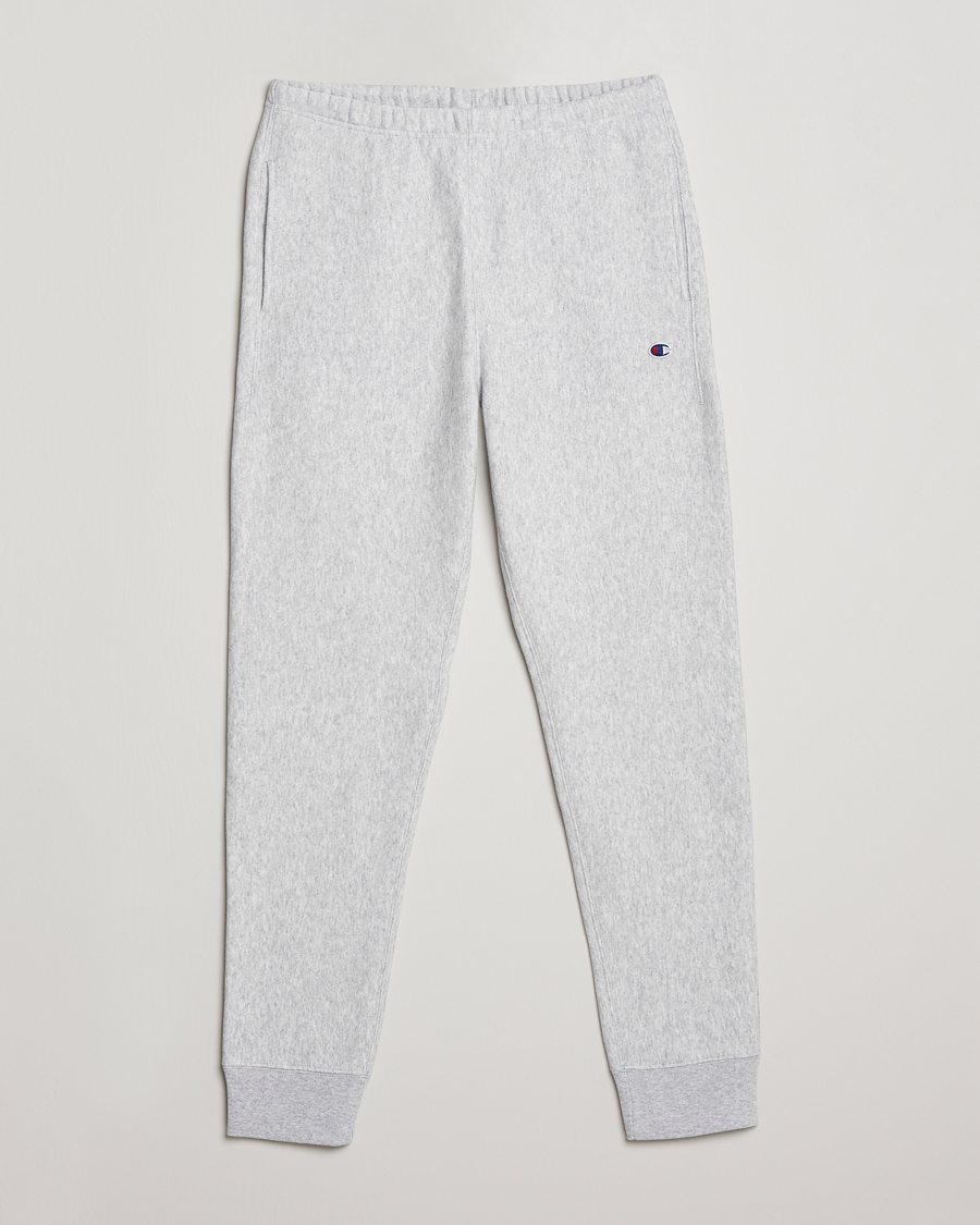 Men | Trousers | Champion | Reverse Weave Soft Fleece Sweatpants Grey Melange