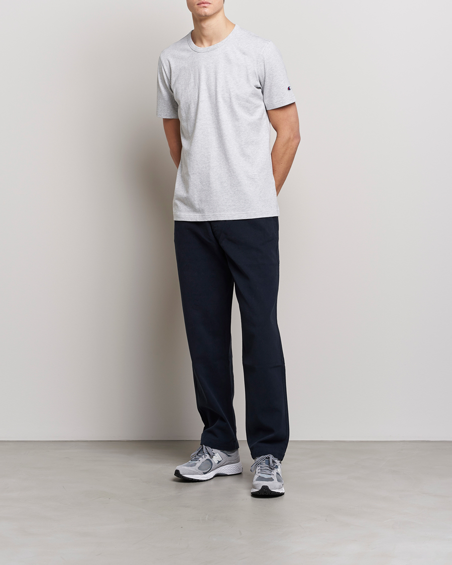 Men | T-Shirts | Champion | Athletic Jersey Tee Grey Melange