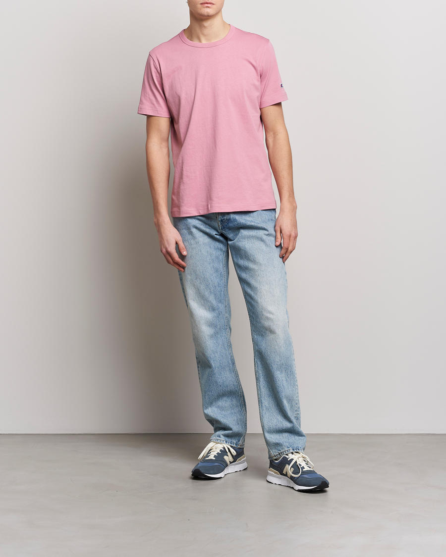Men | T-Shirts | Champion | Athletic Jersey Tee Foxglove