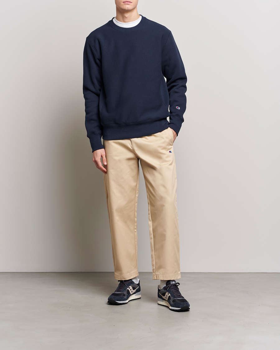 Men | Trousers | Champion | Straight Fit Twill Drawstring Pants Irish Cream