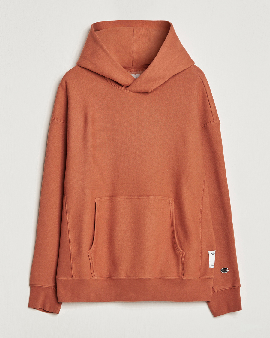 Men | Sweaters & Knitwear | Champion | Heritage Garment Dyed Hood Baked Clay