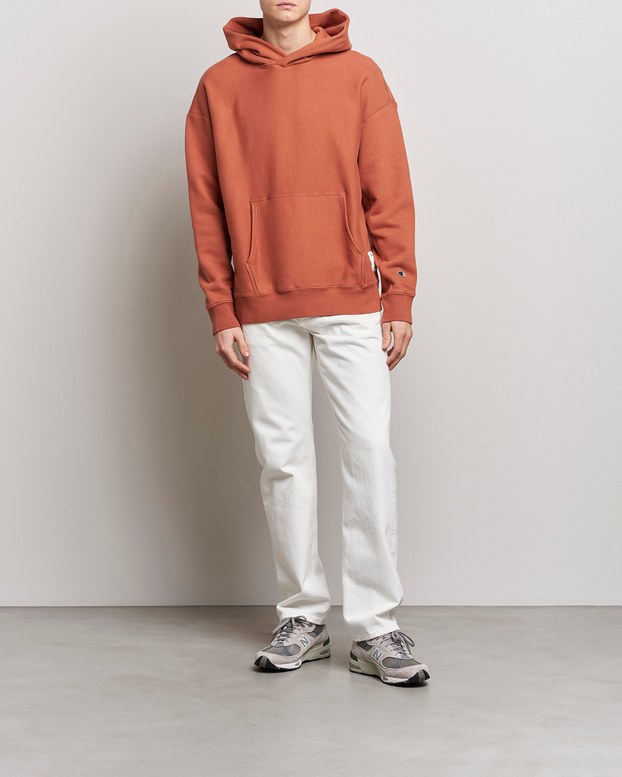 Men | Sweaters & Knitwear | Champion | Heritage Garment Dyed Hood Baked Clay
