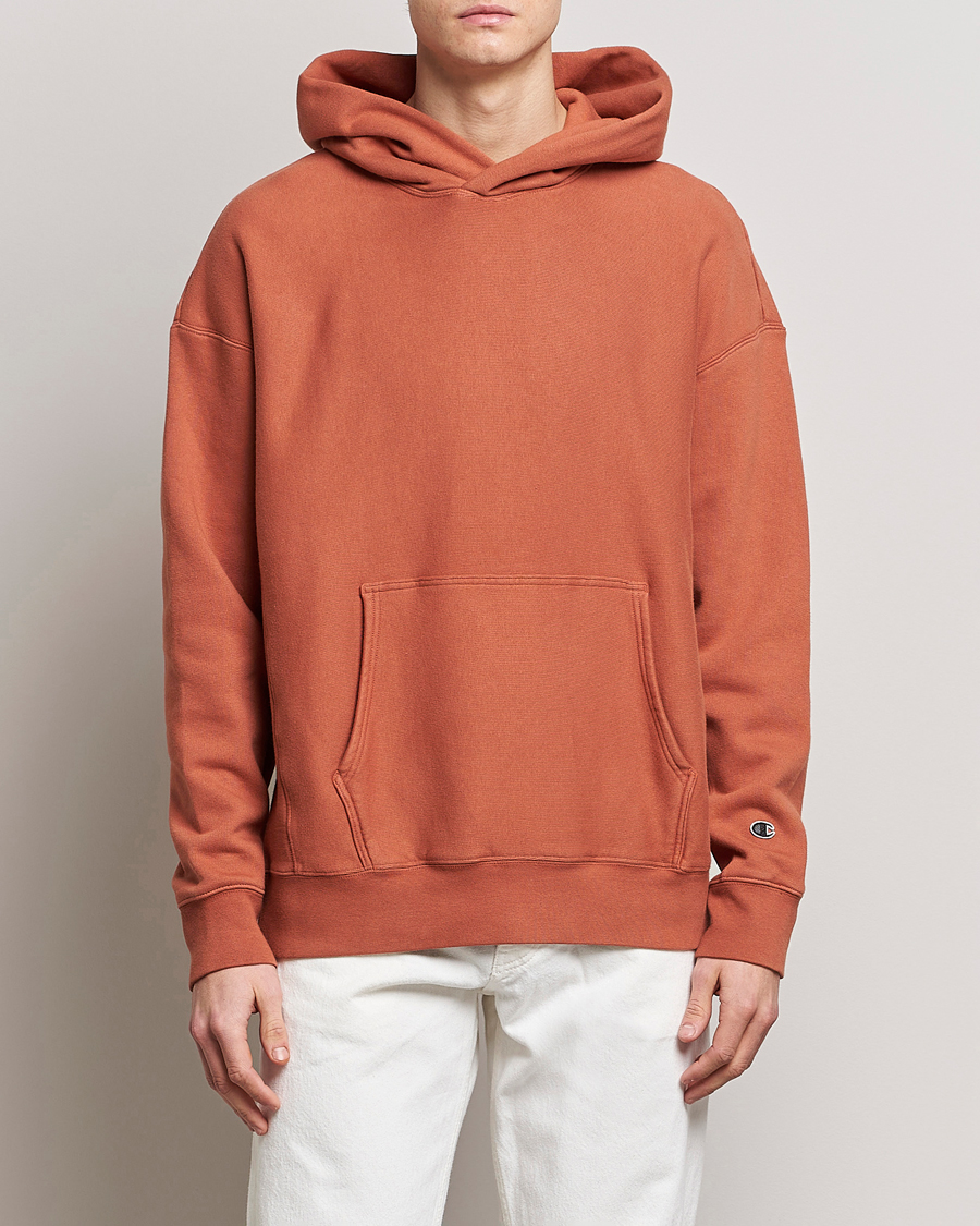Men |  | Champion | Heritage Garment Dyed Hood Baked Clay