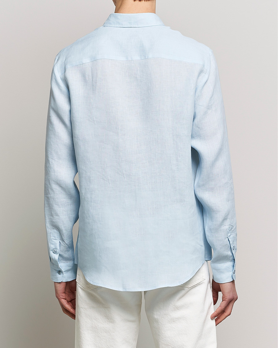 Men | Shirts | A.P.C. | Cassel Linen Shirt Light Blue