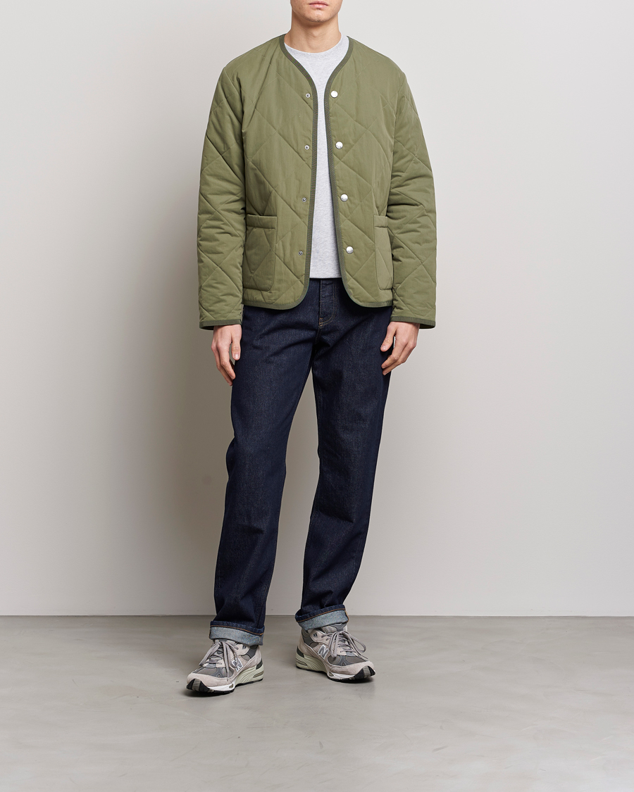 Men | Coats & Jackets | A.P.C. | Julien Quilted Jacket Olive