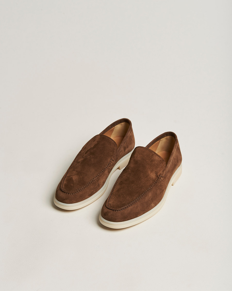 Men |  | Church's | Greenfield Soft Suede Loafer Burnt Brown