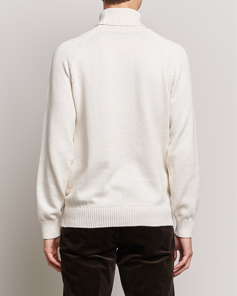 Men | Sweaters & Knitwear | Oscar Jacobson | Connery Cotton Rollneck Off White
