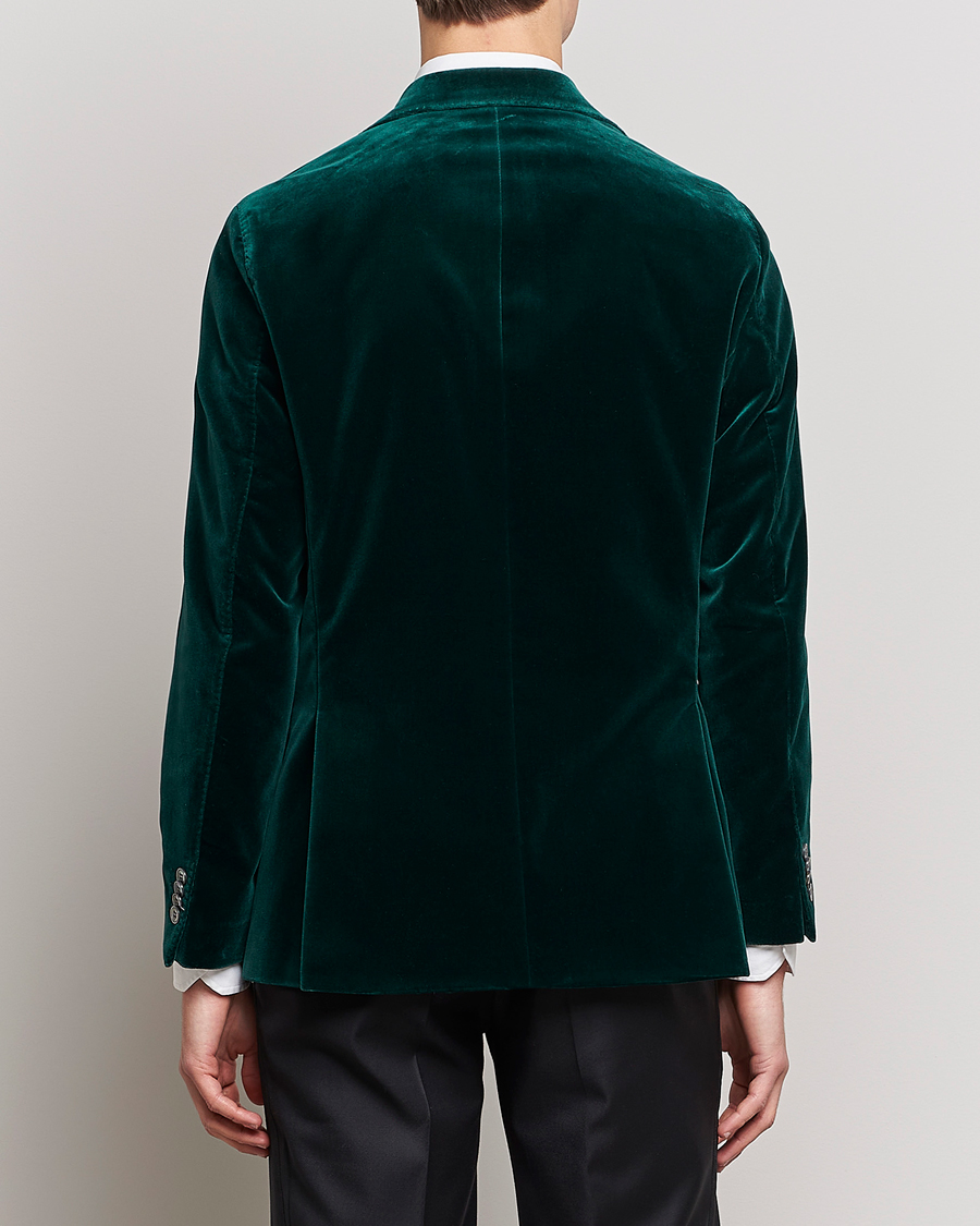 Men | Blazers | Oscar Jacobson | Fogerty Velvet Blazer Green