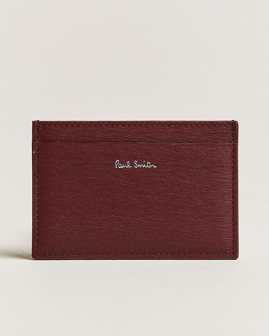 Men | Paul Smith Color Leather Cardholder Wine Red | Paul Smith | Color Leather Cardholder Wine Red