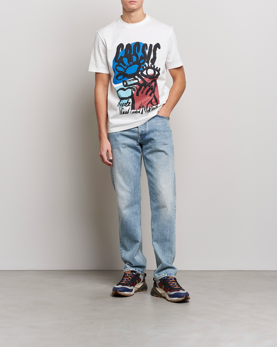 Men | T-Shirts | Paul Smith | Cassis Print T-Shirt White