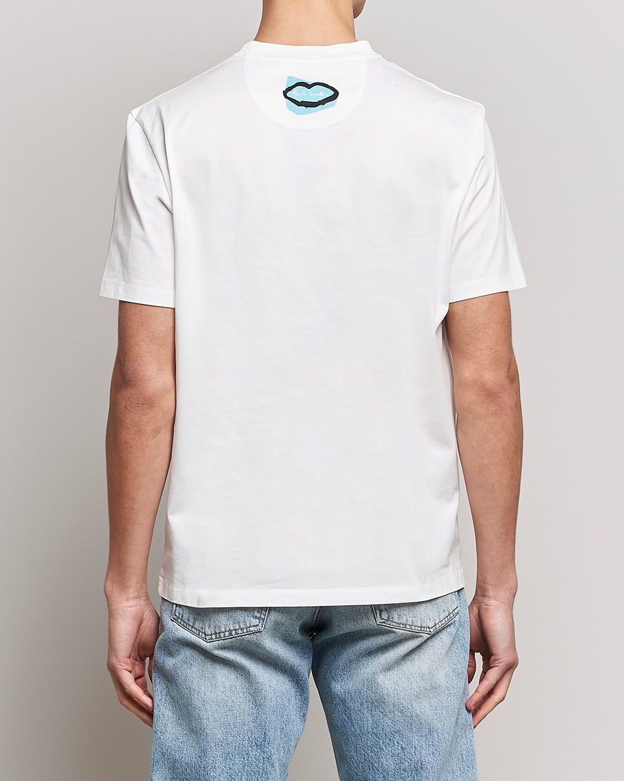 Men | T-Shirts | Paul Smith | Cassis Print T-Shirt White