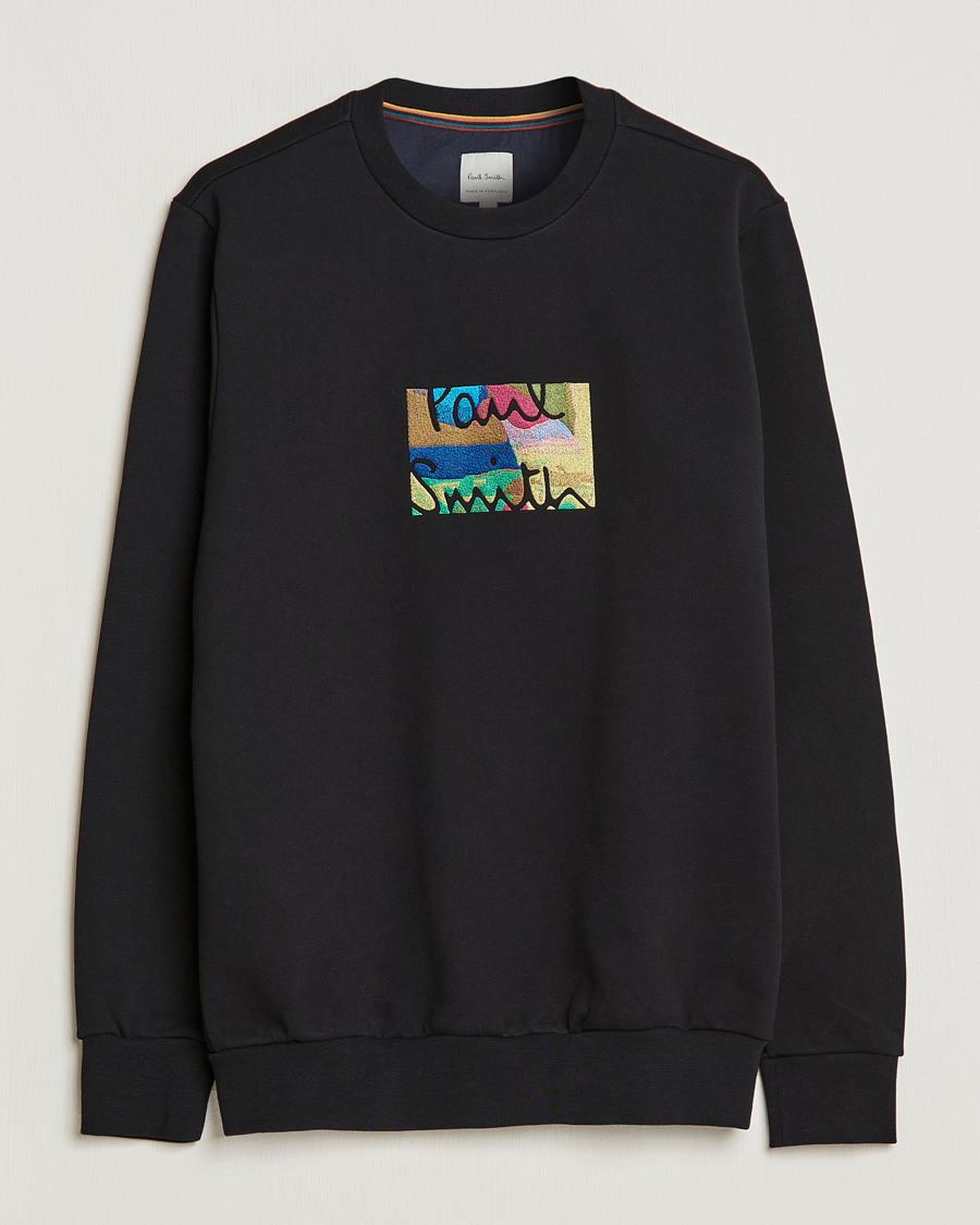 Men | Sweaters & Knitwear | Paul Smith | Emroidered Sweatshirt Black