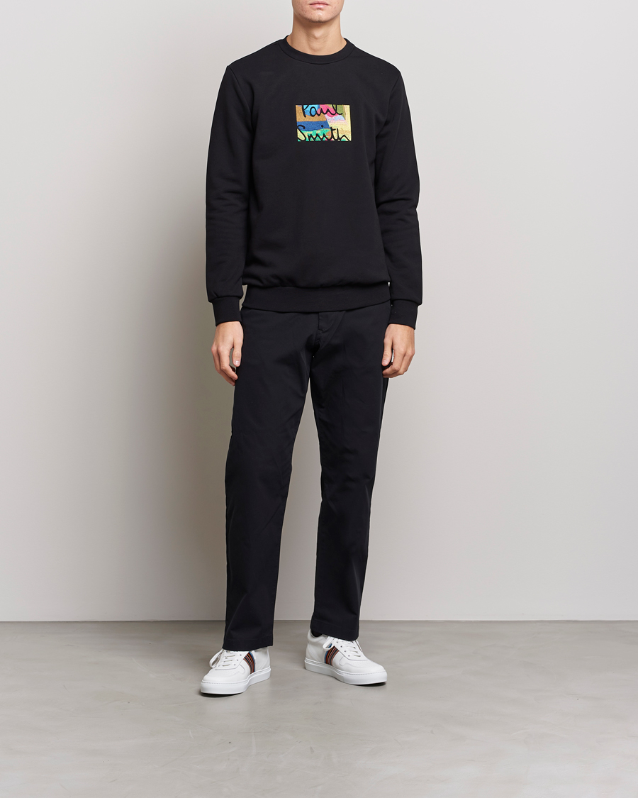 Men | Sweaters & Knitwear | Paul Smith | Emroidered Sweatshirt Black