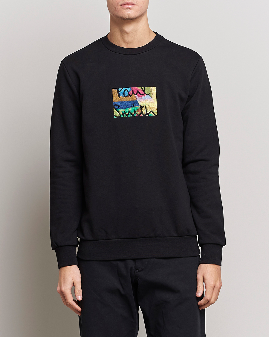 Men | Sweaters & Knitwear | Paul Smith | Emroidered Sweatshirt Black