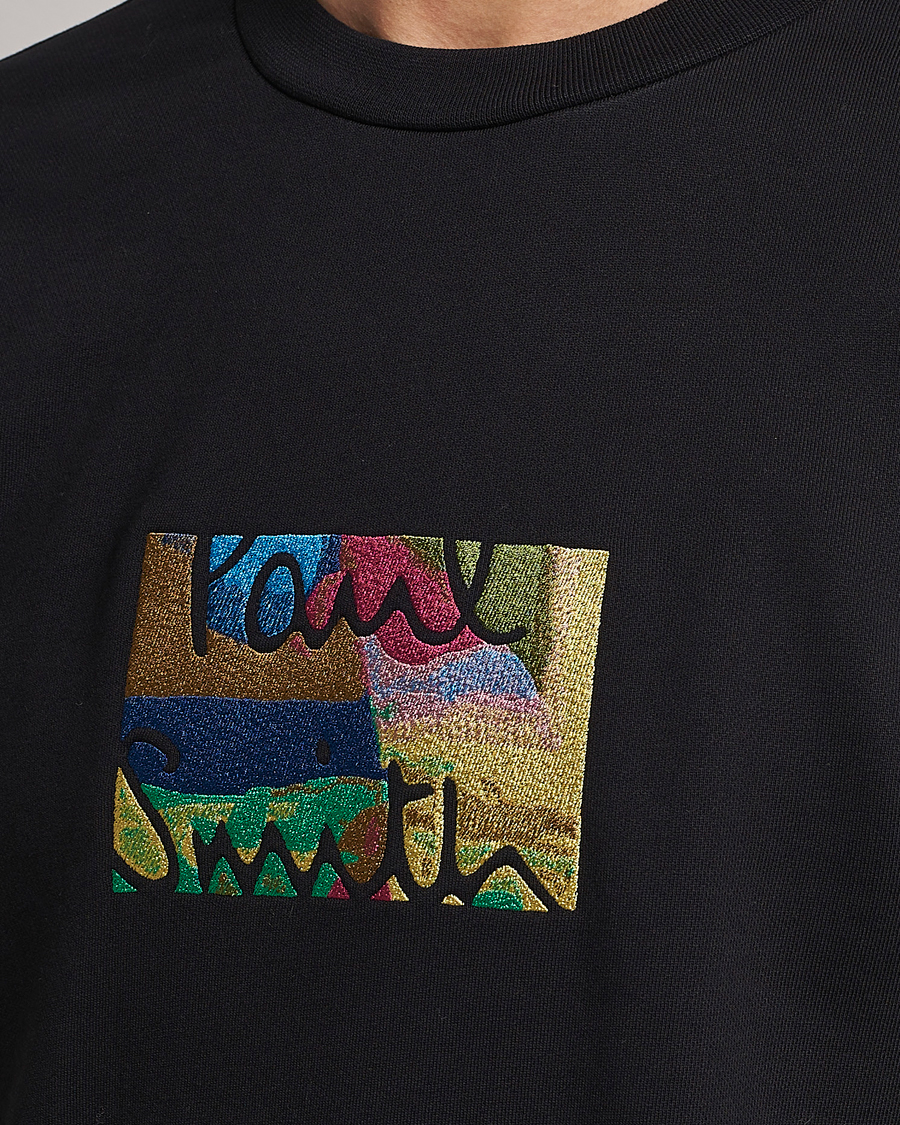 Men | Sweaters & Knitwear | Paul Smith | Emroidered Sweatshirt Black