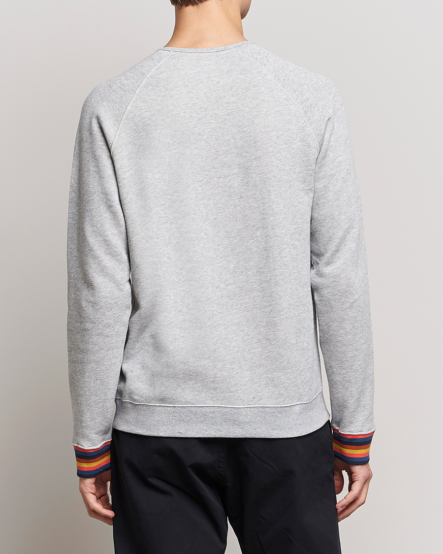 Men | Paul Smith Bright Stripe Sweatshirt Grey | Paul Smith | Bright Stripe Sweatshirt Grey