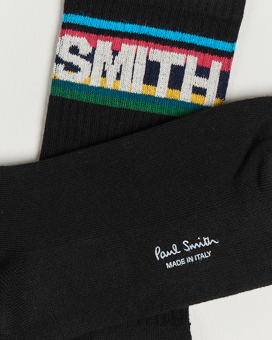 Men | Underwear & Socks | Paul Smith | Ari Logo Sock Black