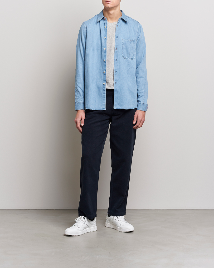 Men | Shirts | PS Paul Smith | Regular Fit Denim Shirt Light Blue