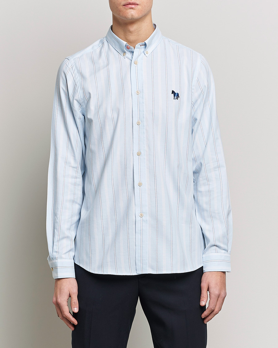 Men |  | PS Paul Smith | Cotton Regular Fit Shirt Blue