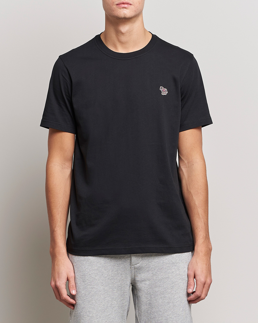 Men |  | PS Paul Smith | Classic Organic Cotton Zebra T-Shirt Black