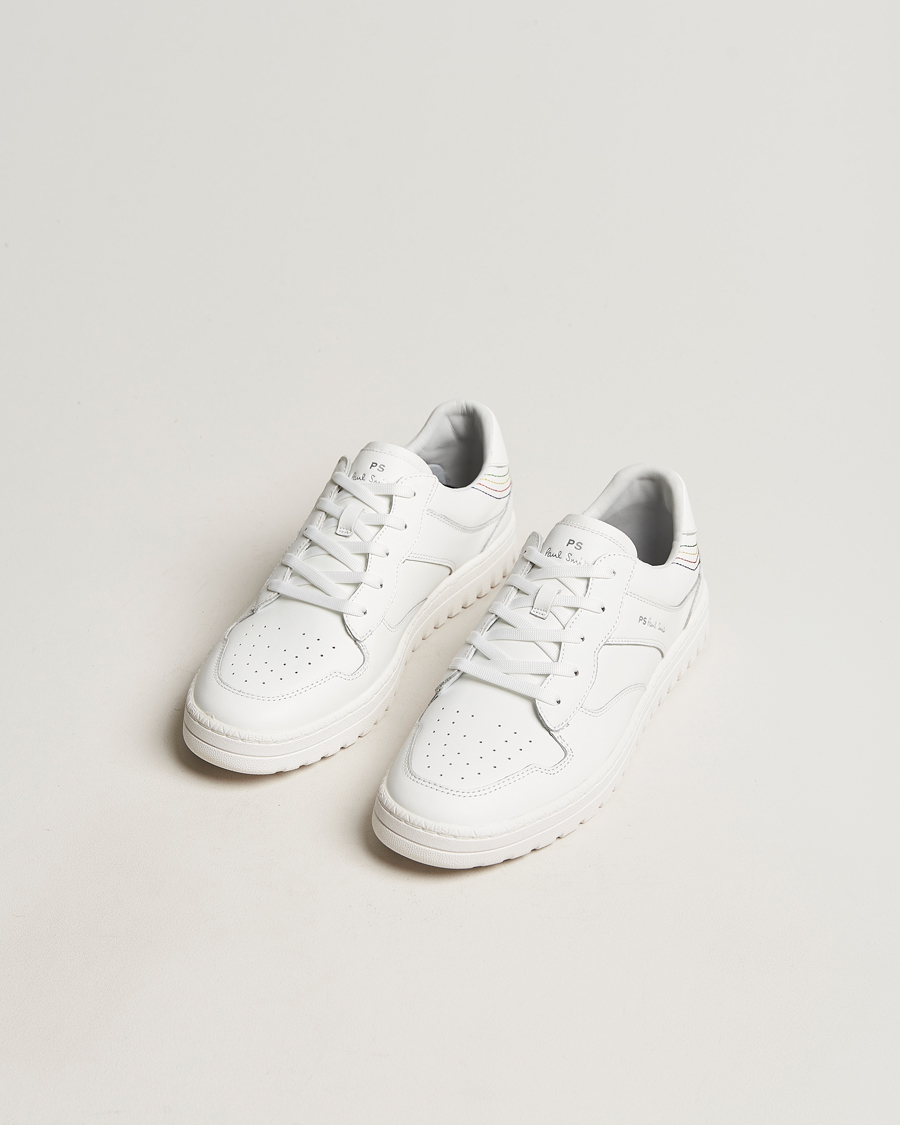 Men | Shoes | PS Paul Smith | Liston Leather Sneaker White