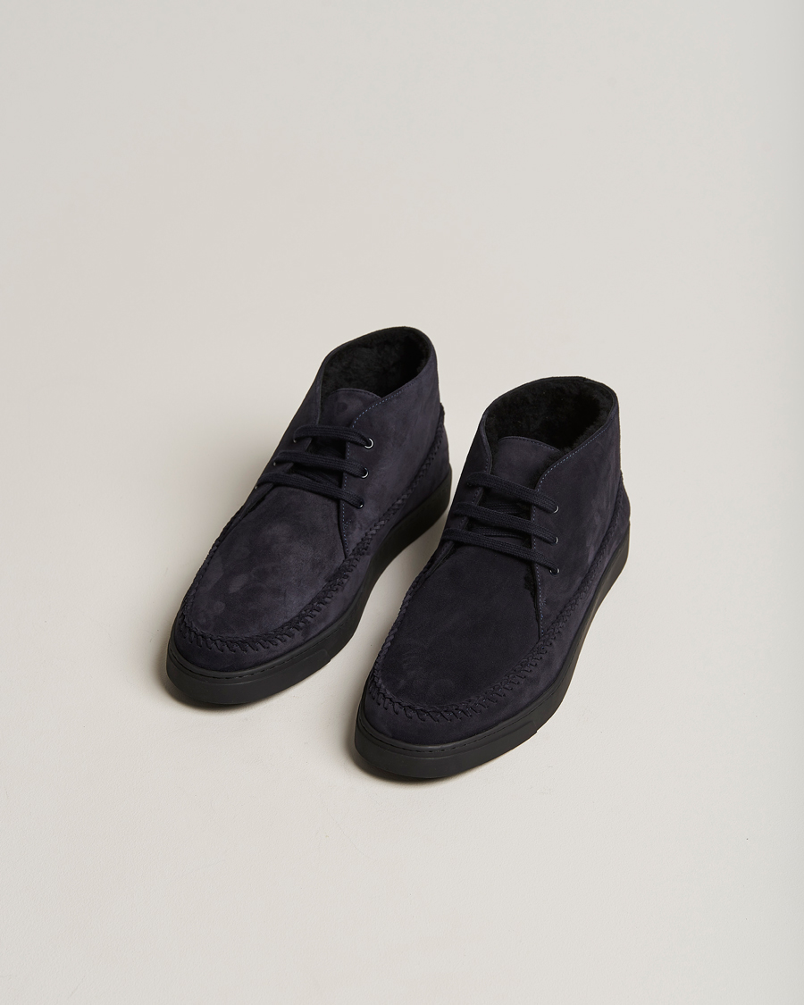 Men | Giorgio Armani Chukka Boots Navy | Giorgio Armani | Chukka Boots Navy