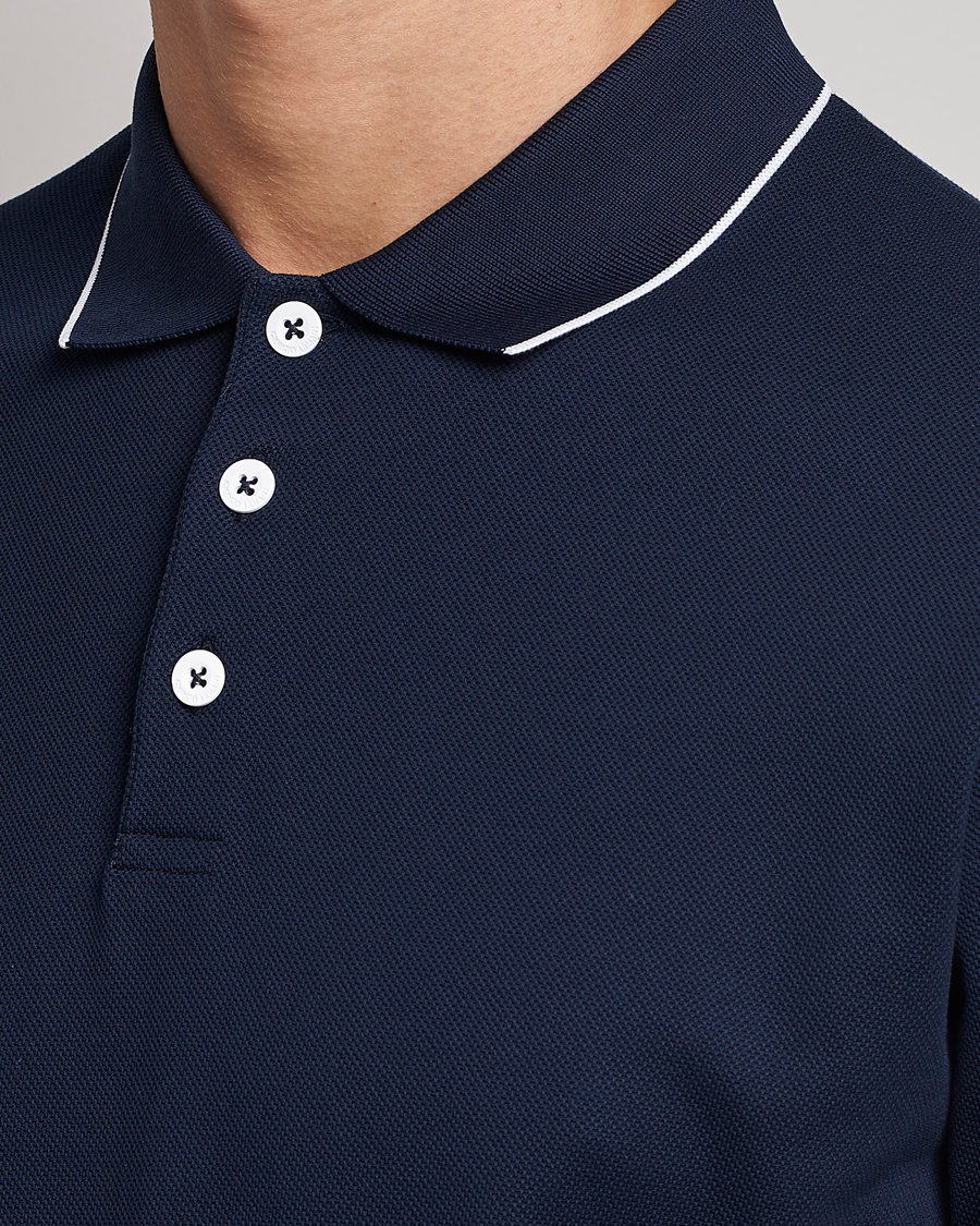 Men | Polo Shirts | Giorgio Armani | Short Sleeve Polo Navy