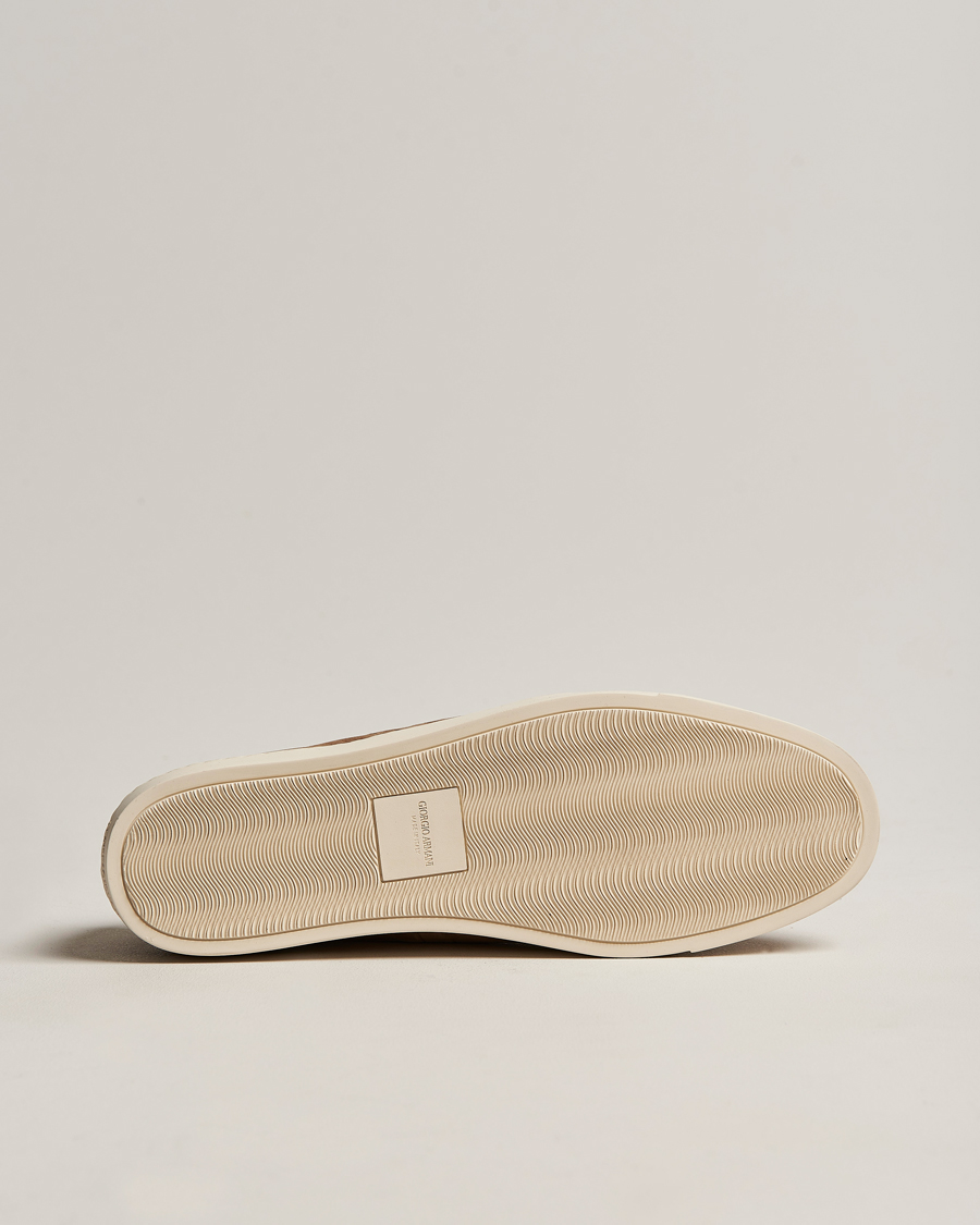 Men | Giorgio Armani Suede Casual Shoe Brown | Giorgio Armani | Suede Casual Shoe Brown