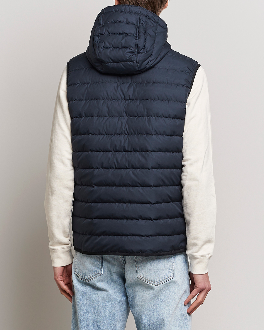Men | Gilets | BOSS BLACK | Coviltra Down Hooded Vest Dark Blue