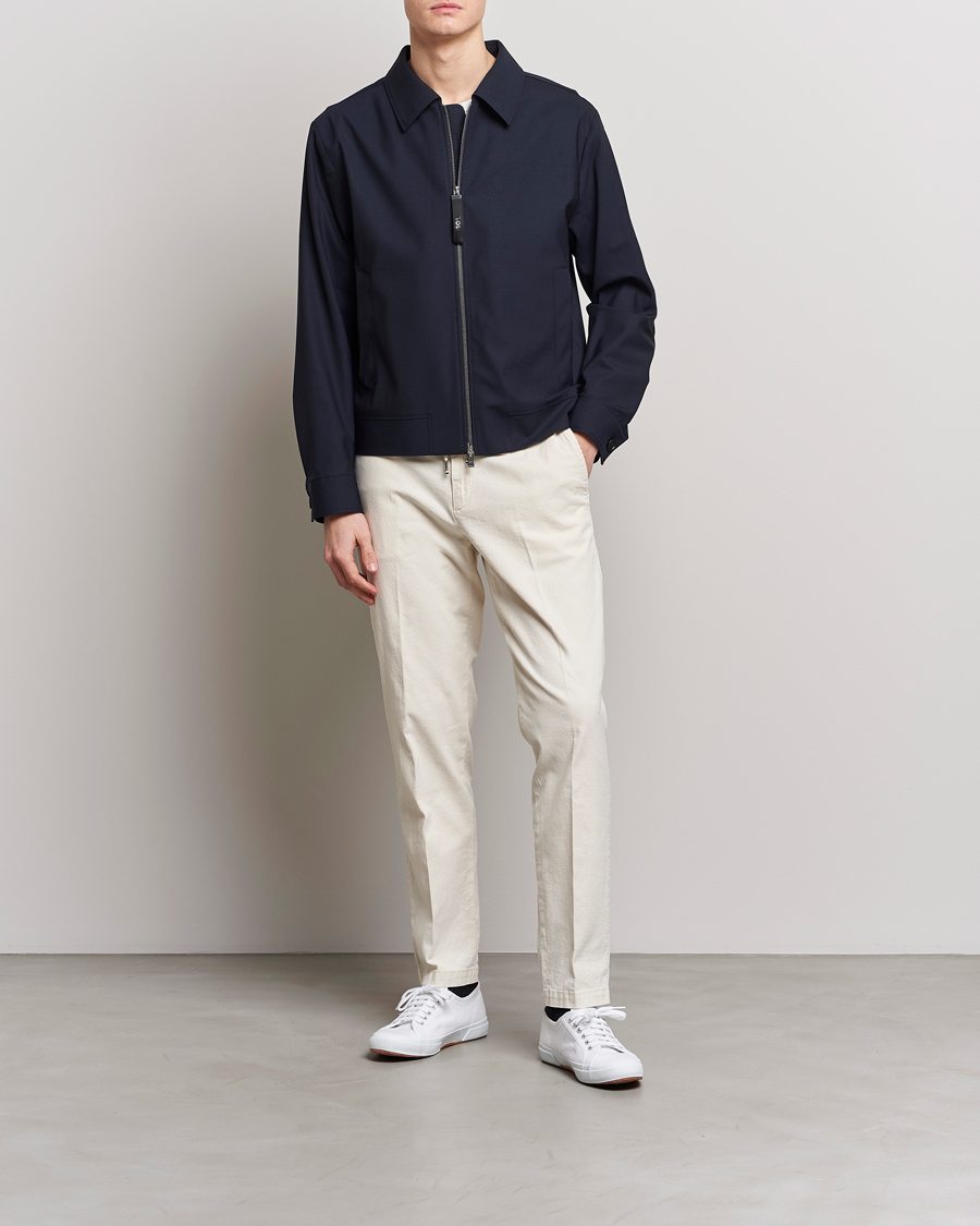 Men | Coats & Jackets | BOSS BLACK | Hanry Wing Jacket Dark Blue